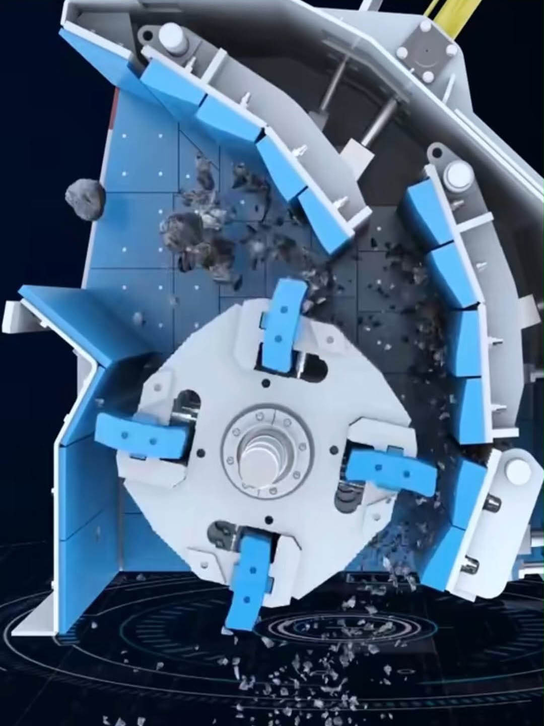 How Does an Impact Crusher Crush Hard Rocks？