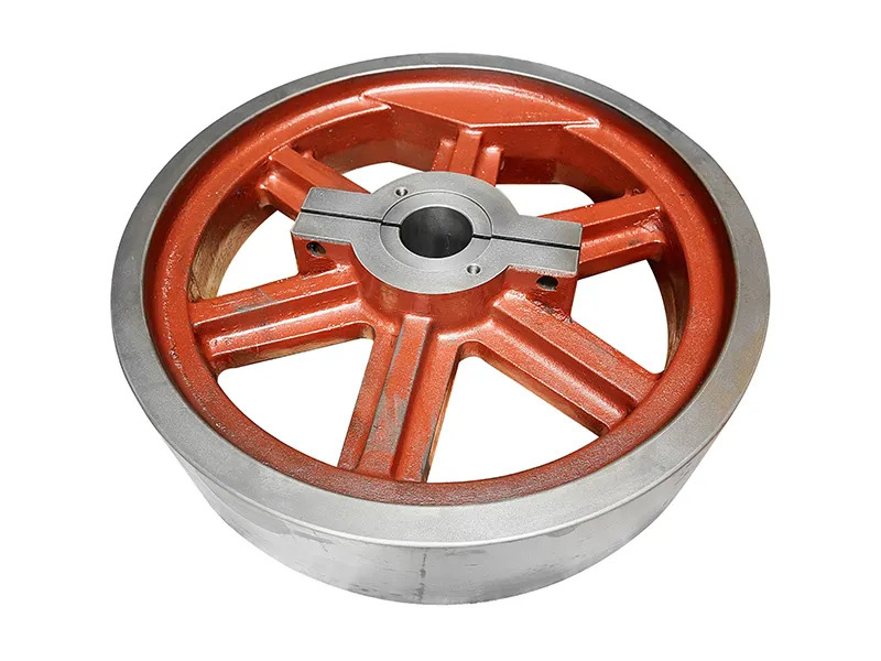 Jaw Crushing Crusher Machine Belt Pulley Flywheel for Mining Quarrying Ore Stone Rock
